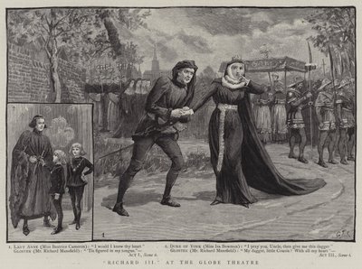 Richard III, at the Globe Theatre by Charles J. Staniland